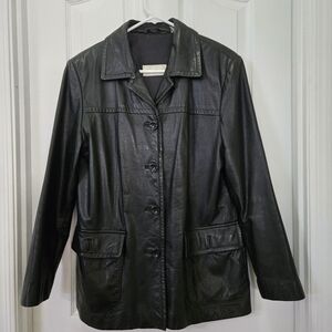 Paradox Sleek Black Leather Jacket